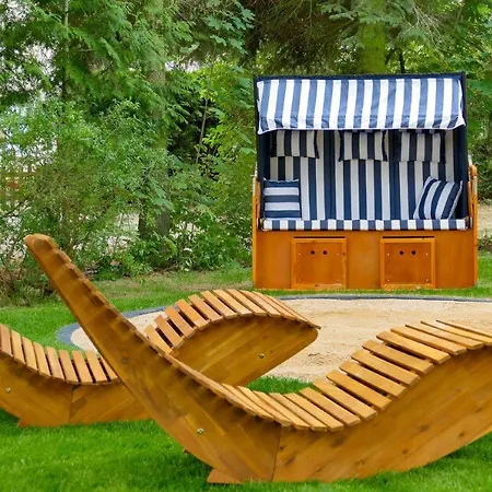 Ferienhaus Frieda Kiebitzsee Falkenburg Esterno foto